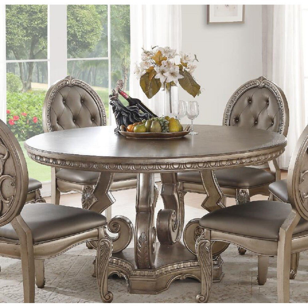 Northville Dining Table in Antique Silver 66915