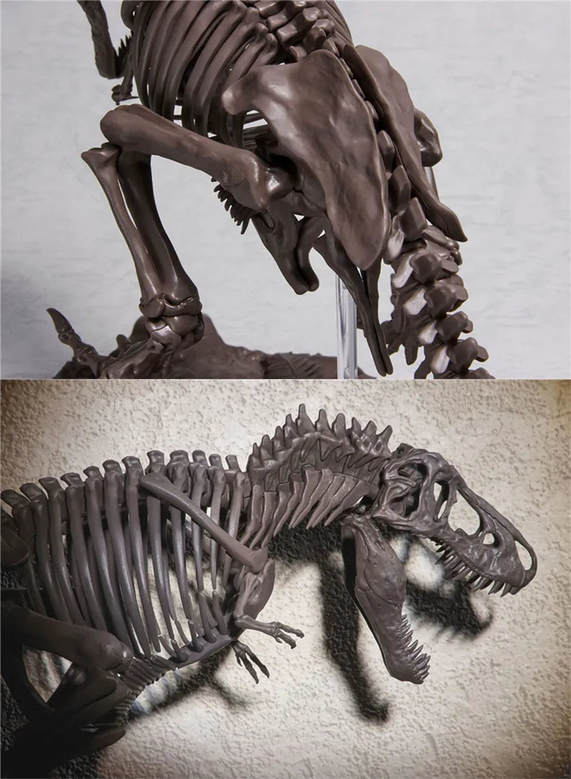 Create Your Own Jurassic World with a 32cm DIY Dinosaur Skeleton Model - Realistic T-Rex Fossilized Tyrannosaurus Dragon - Perfect Ornament and Educational Toy