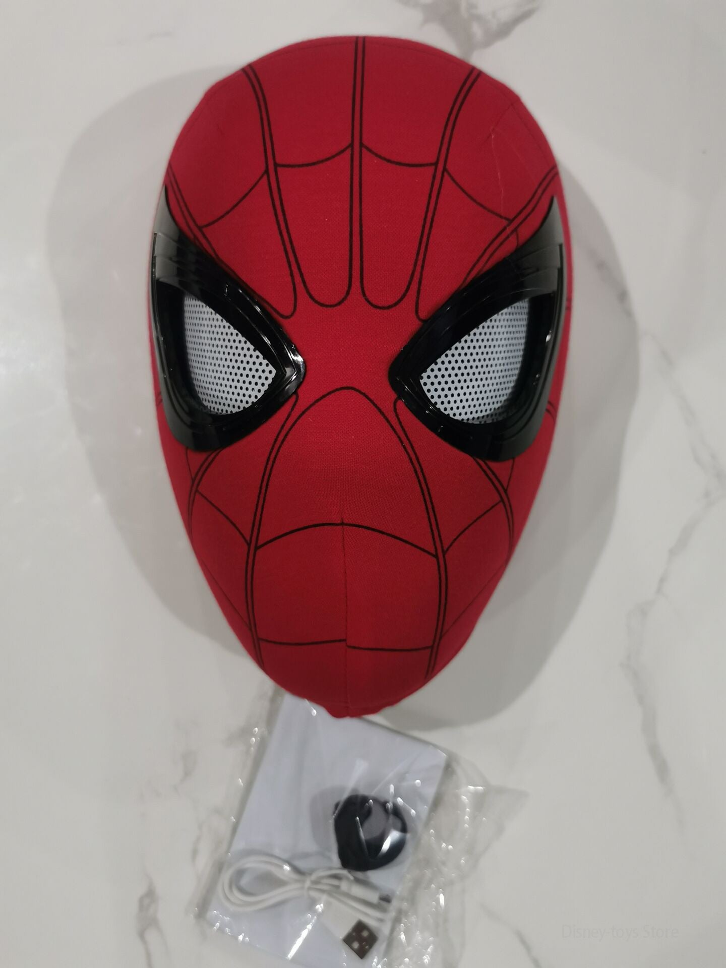 Spider-Man, Electronic Moving Eyes Headgear - Ultimate Cosplay Mask with Remote Control - Awe-Inspiring Gift for Adults and Kids