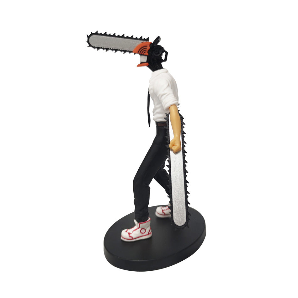 18cm Chainsaw Man Anime Figure - Denji, Power, Pochita - Standing PVC Action Figures - Collectible Model Toy Gift