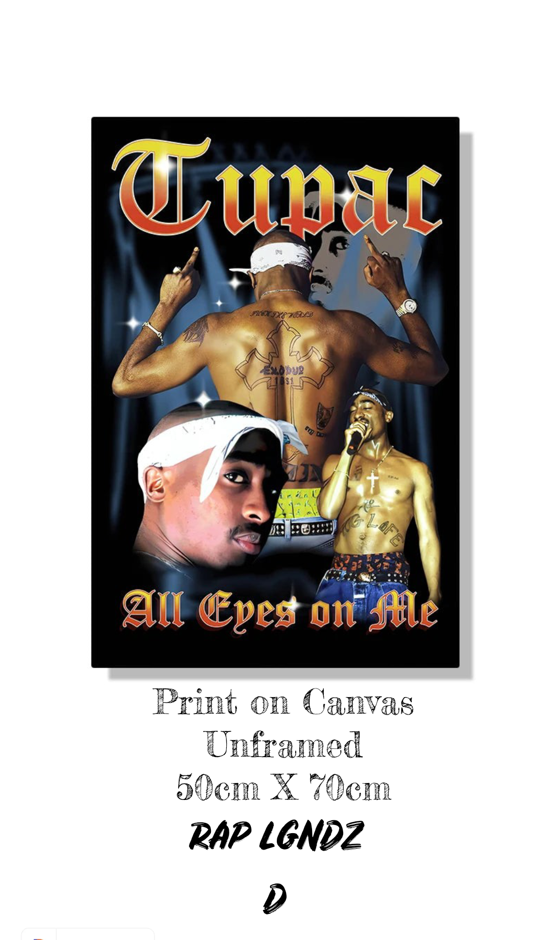 Sonic Legacies Unveiled: Iconic 2PAC & Biggie Smalls ft. Rap Legends Canvas Prints - A Timeless Ode to the Immortals of Sound