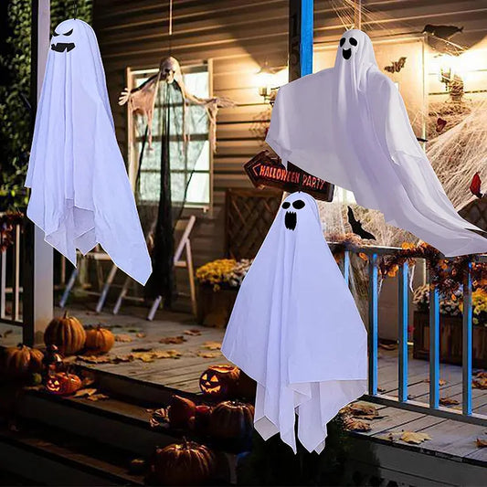 Spooky Halloween Hanging Ghost - Garden Ghost Horror Decor Props - DIY Party Decoration for Home and Bar - Unique Hanging Ornament
