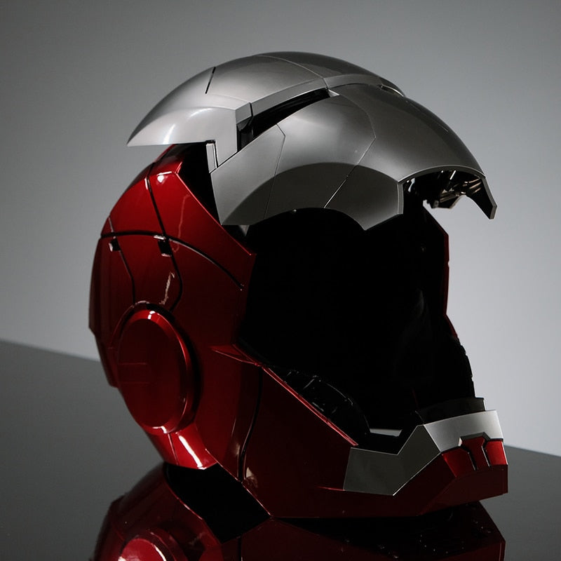 Ultimate Marvel Mk5 Iron Man Helmet - Unleash the Future with Voice Control, Multilingual Lights, and 4/8 Piece Articulation - Rare Collector's Halloween Marvel