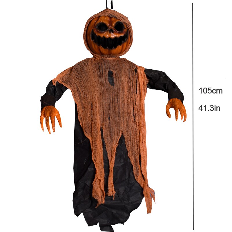 Animated Halloween Outdoor Decoration Scary Hanging Zombie Ghost with LED