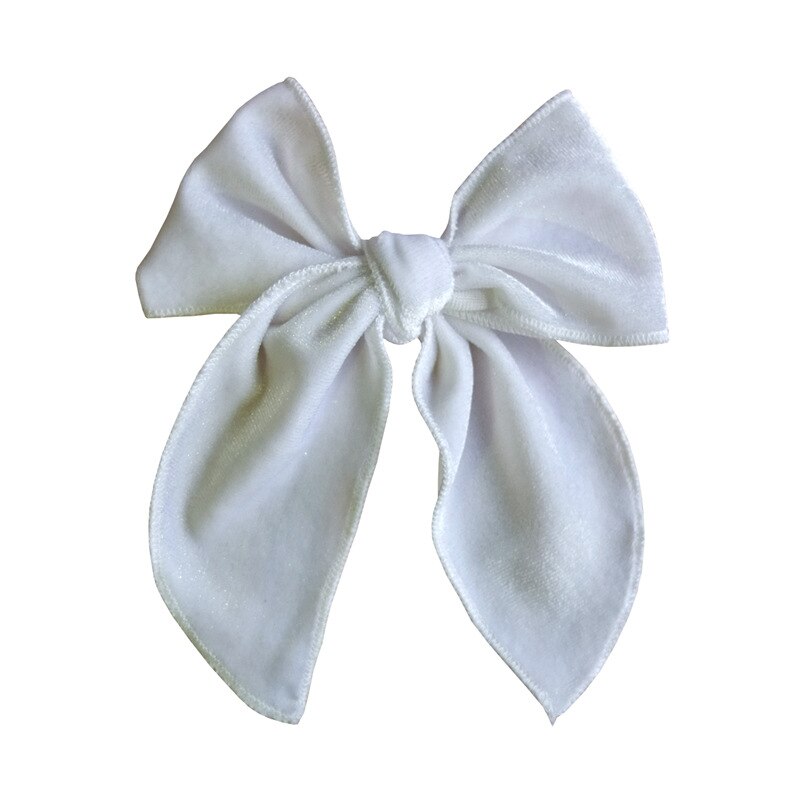 Cute Infant Spring Summer Hair Accessories - Baby Girls' Big Bows Hairclip Collection in Embroidered Cotton Linen Barrettes