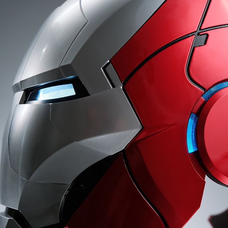 Ultimate Marvel Mk5 Iron Man Helmet - Unleash the Future with Voice Control, Multilingual Lights, and 4/8 Piece Articulation - Rare Collector's Halloween Marvel