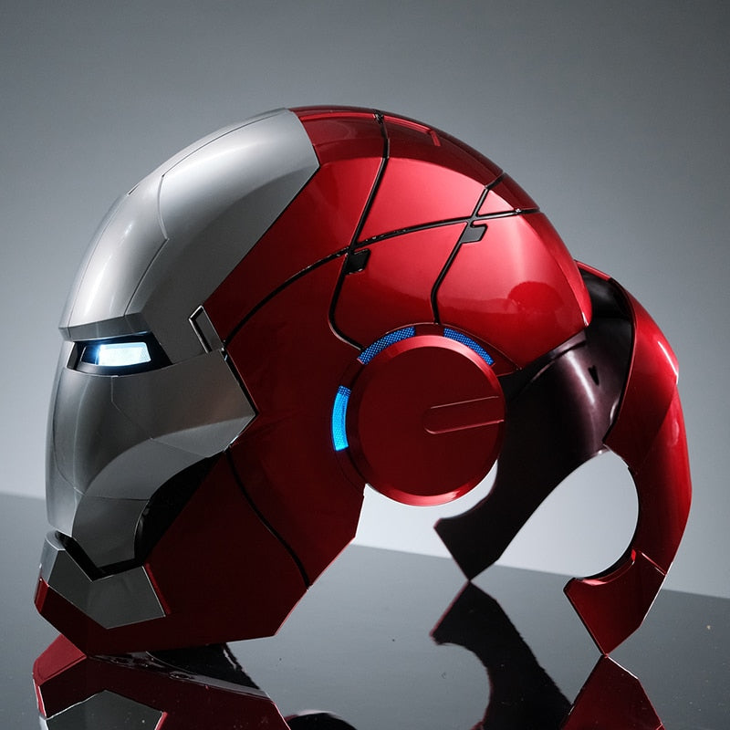 Ultimate Marvel Mk5 Iron Man Helmet - Unleash the Future with Voice Control, Multilingual Lights, and 4/8 Piece Articulation - Rare Collector's Halloween Marvel