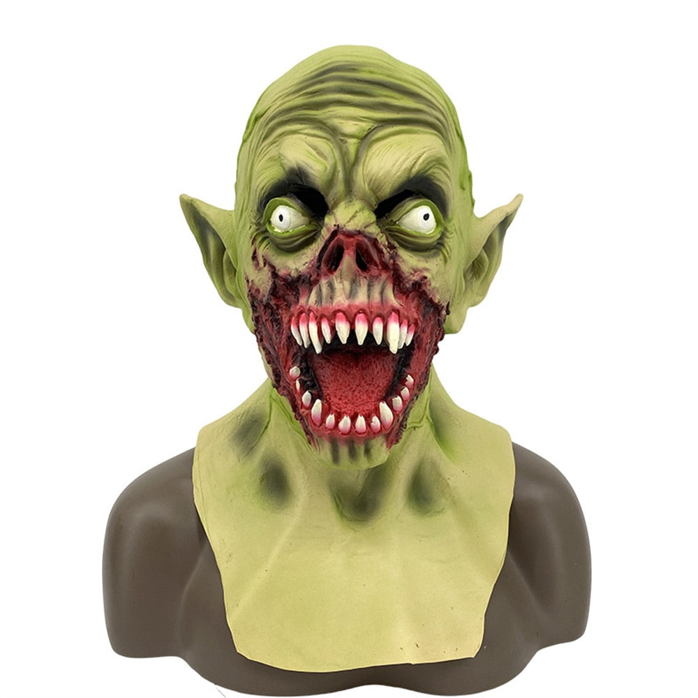 Nosferatu Mask Scary Dracula Monster Latex Mask Halloween Costume Party Horror Demon Zombie Cosplay Props Novelty Costume Party