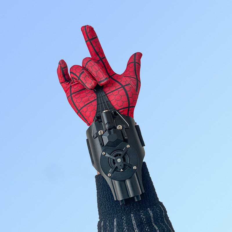 Spiderman Web Shooters Spider Man Wrist Launcher Upgraded Version Peter Parker Cosplay Gadgets Set Toys for Children Gift Kids
