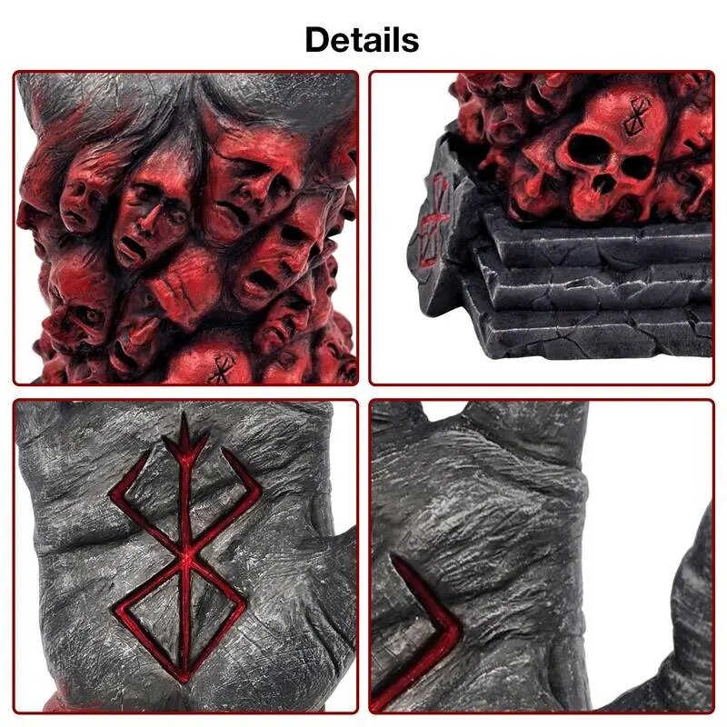 25cm Berserk Hand of God Resin Figure Statue - Guts PVC Action Anime Figurine - Collectible Model