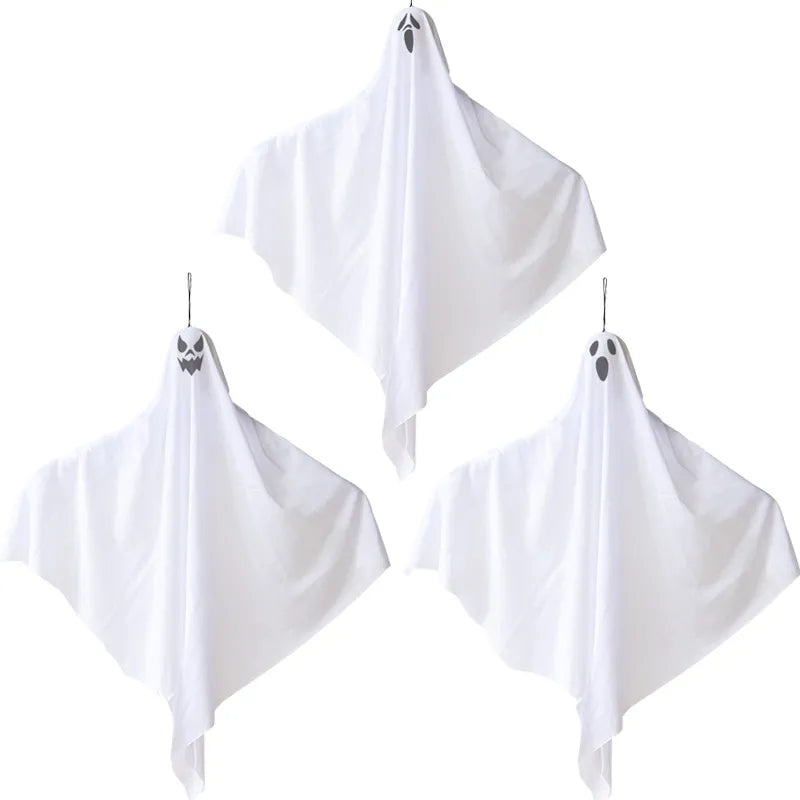 Spooky Halloween Hanging Ghost - Garden Ghost Horror Decor Props - DIY Party Decoration for Home and Bar - Unique Hanging Ornament