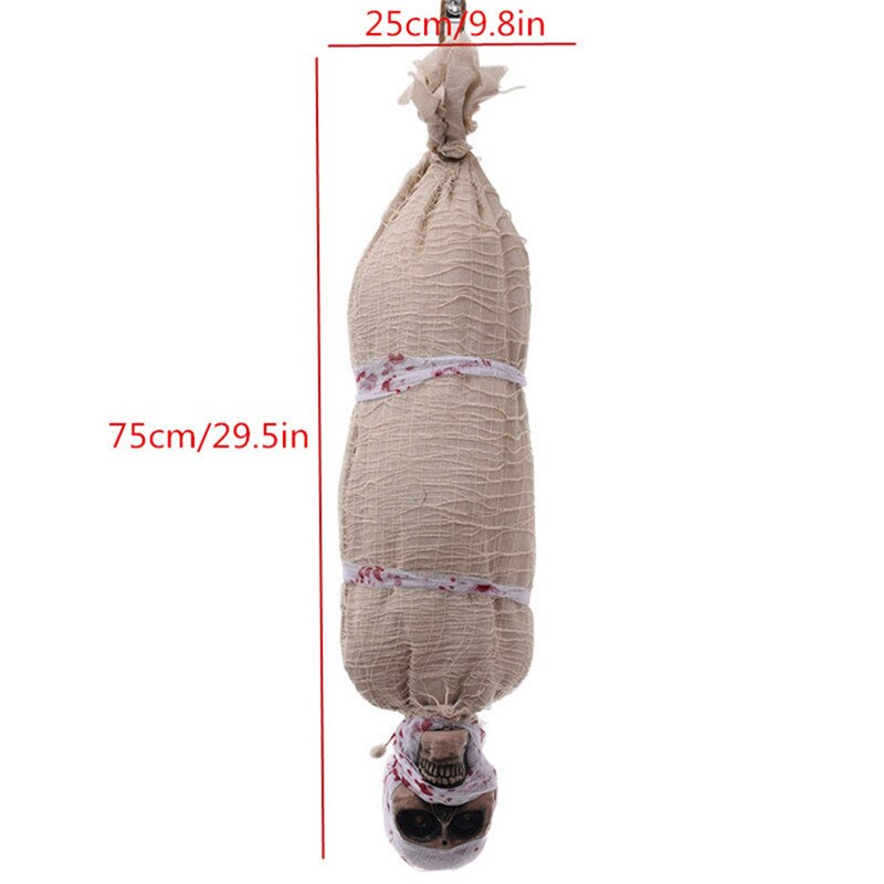 Animated Halloween Outdoor Decoration Scary Hanging Zombie Ghost with LED