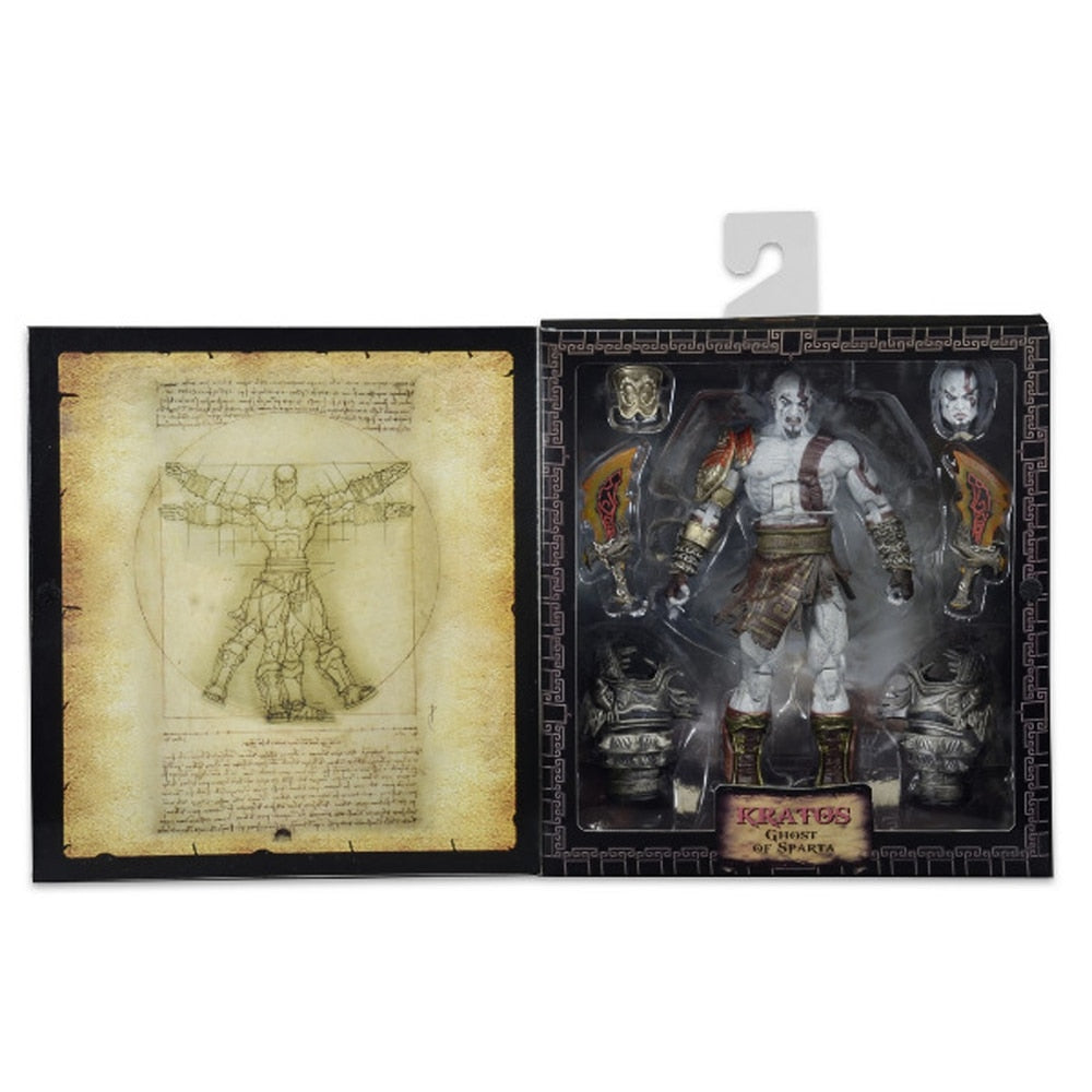 God of War Ghost of Sparta Kratos In Ares Armor W Blades Action Figure Collectible Model Toys Gift Boxed
17cm