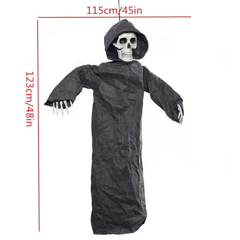 Animated Halloween Outdoor Decoration Scary Hanging Zombie Ghost with LED