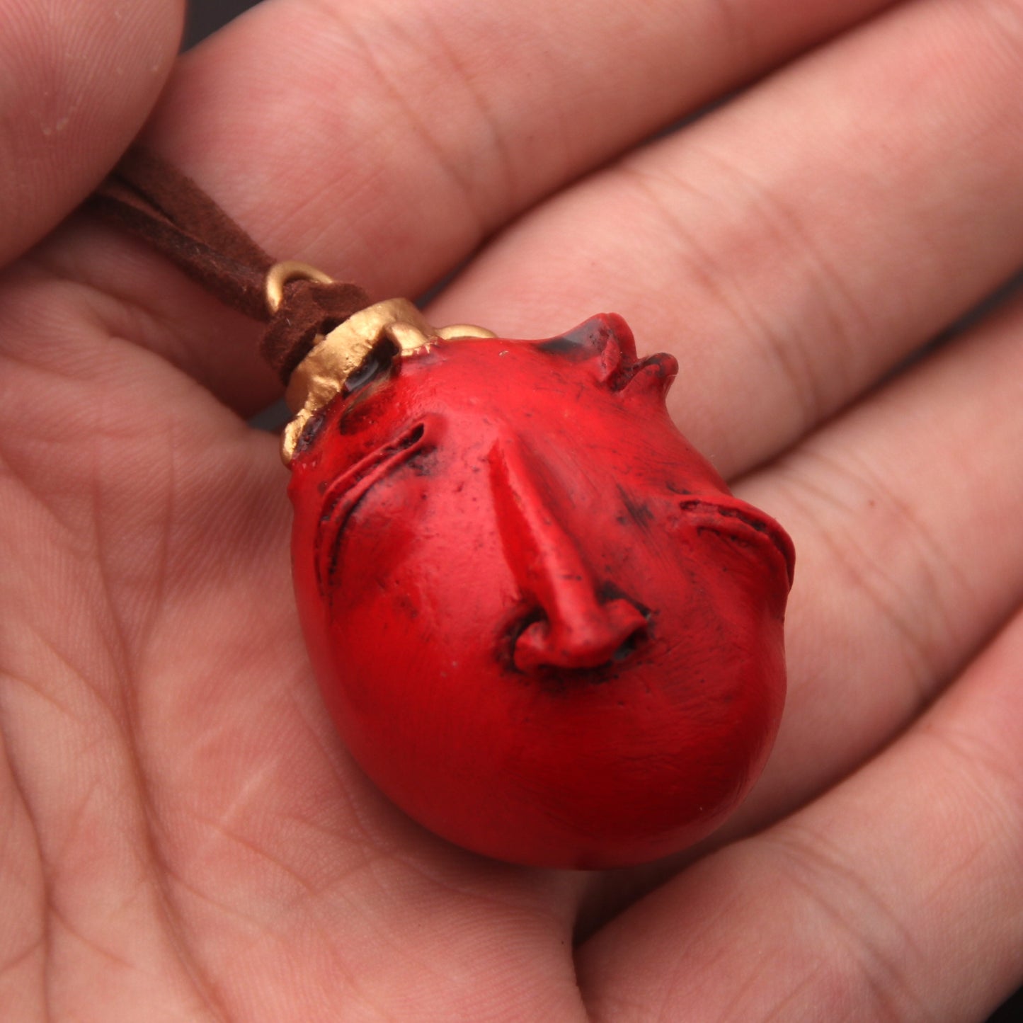 Anime Berserk Behelit Necklace Guts Griffith Egg Of King Pendant Necklace Vintage Rope Chain for Women Men Cosplay Jewelry
