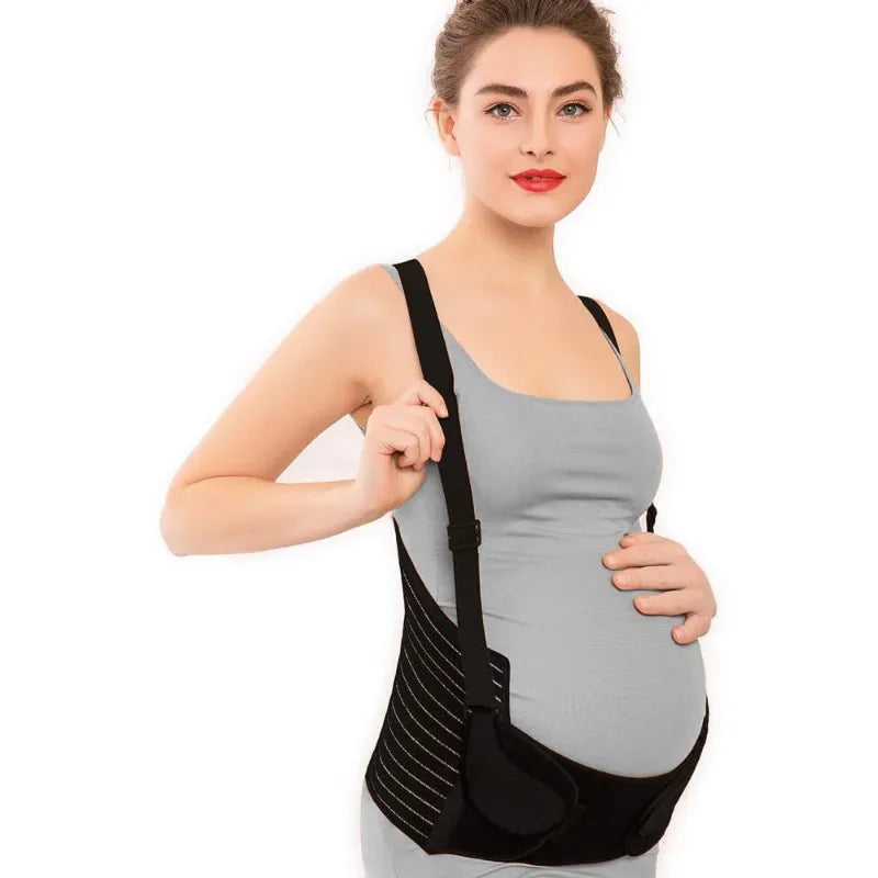 Maternity Belly Belt - Abdomen Support and Waist Care - Back Brace Protector - Pregnancy Waistband
