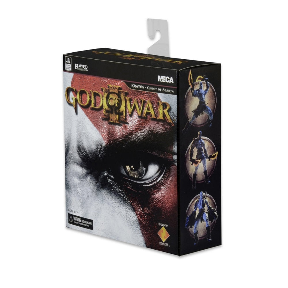 God of War Ghost of Sparta Kratos In Ares Armor W Blades Action Figure Collectible Model Toys Gift Boxed
17cm