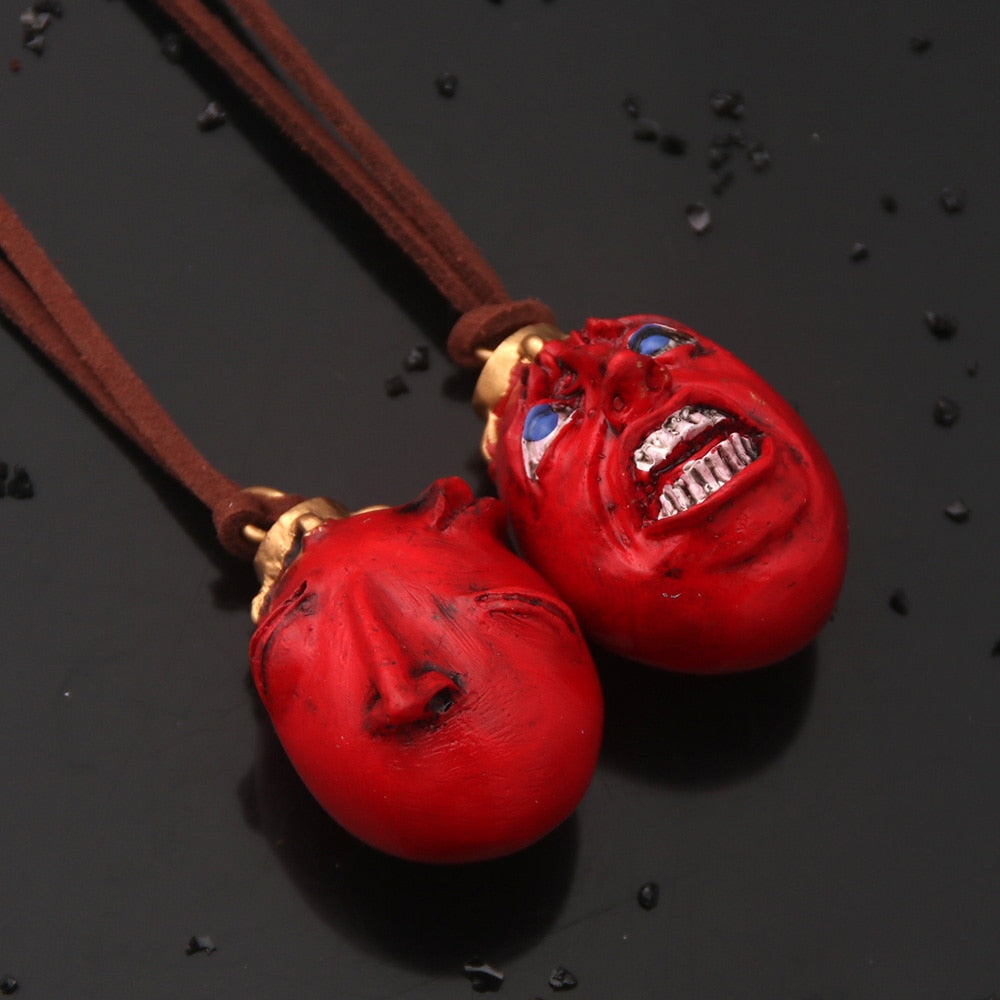 Anime Berserk Behelit Necklace Guts Griffith Egg Of King Pendant Necklace Vintage Rope Chain for Women Men Cosplay Jewelry