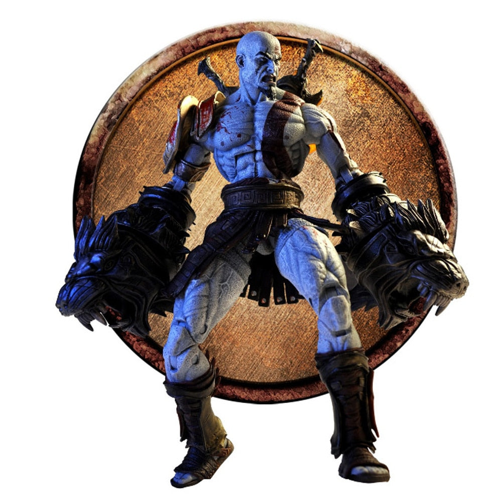God of War Ghost of Sparta Kratos In Ares Armor W Blades Action Figure Collectible Model Toys Gift Boxed
17cm