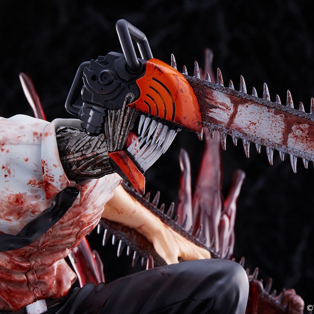 29cm Chainsaw Man PVC Figure Statue - Denji and Pochita - Chainsawman Anime Collectible