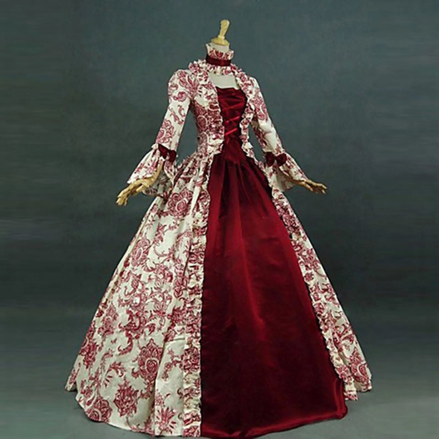 Medieval Victoria Queen Princess Lolita Formal Dress - Women's Halloween Carnival Court Noble Palace Cosplay Costume