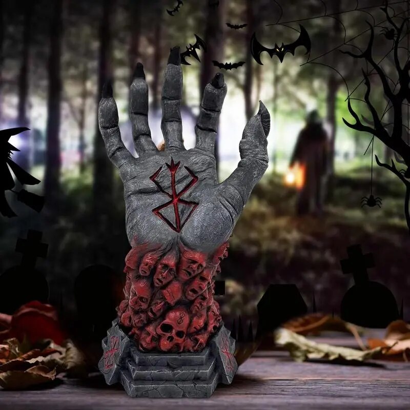 25cm Berserk Hand of God Resin Figure Statue - Guts PVC Action Anime Figurine - Collectible Model