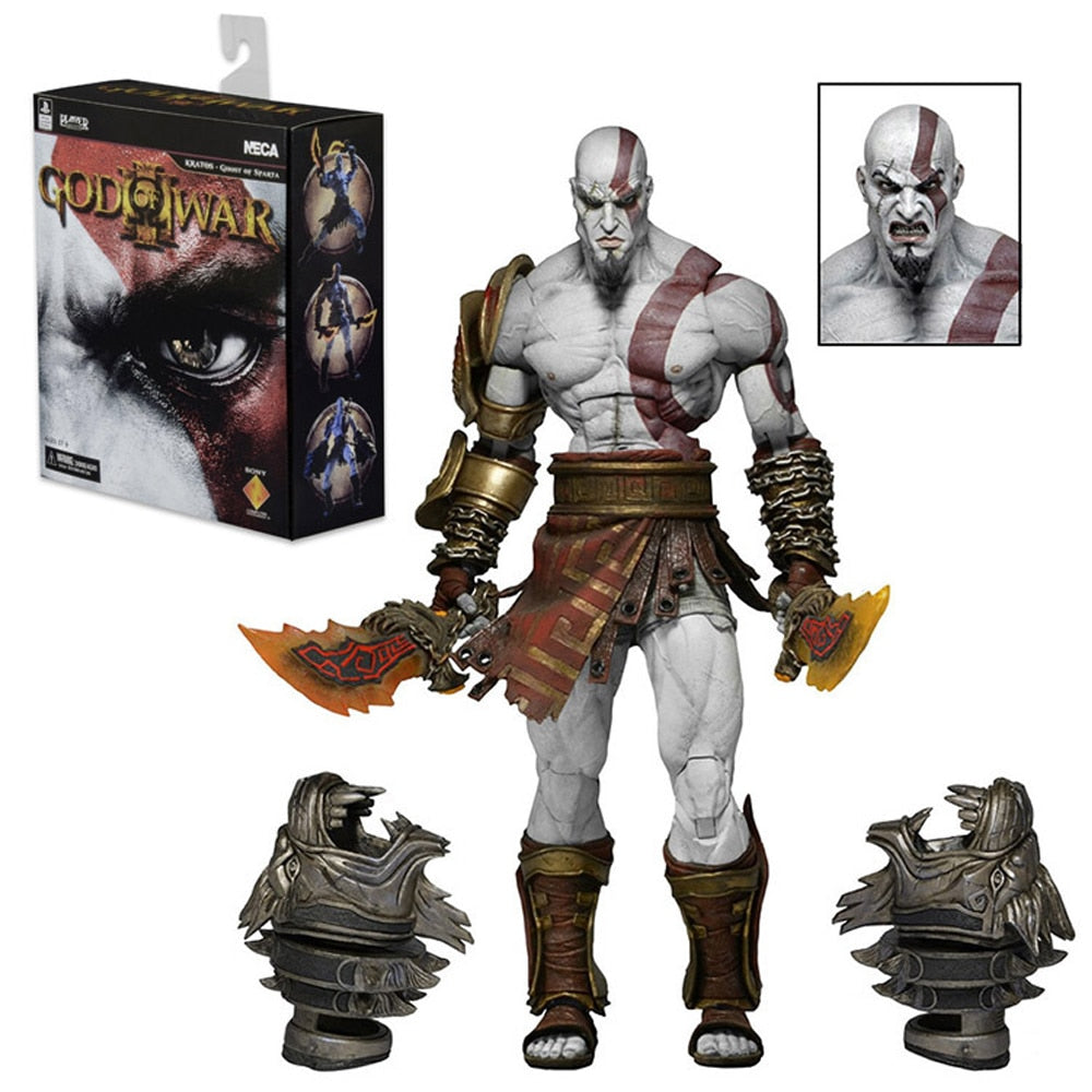 God of War Ghost of Sparta Kratos In Ares Armor W Blades Action Figure Collectible Model Toys Gift Boxed
17cm