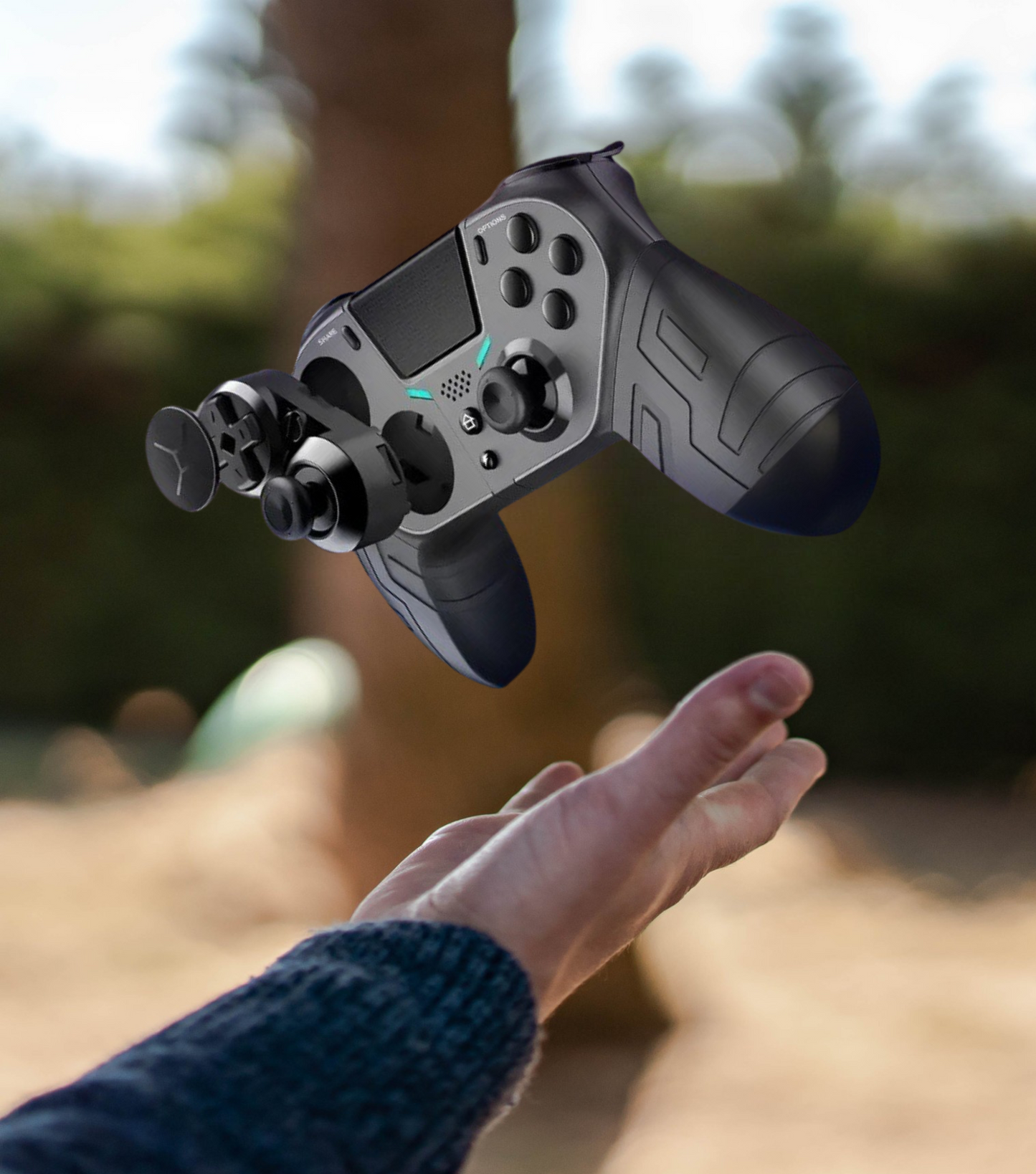 Ultimate Freedom: Wireless Controller with Dual Vibration and Turbo Function for PS4, Android, iOS, and PC Gaming Bliss